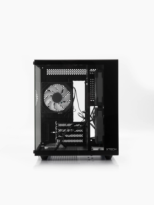Корпус для ПК, игровой, с 3-4 вентиляторами, RGB, ATX