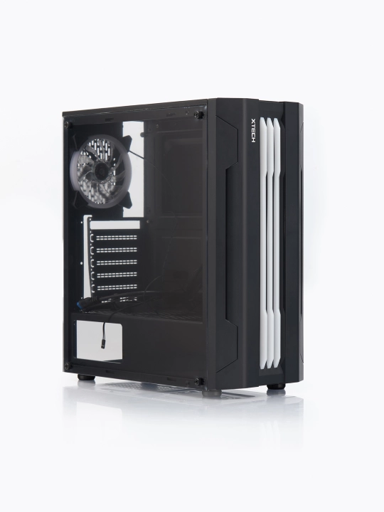 Корпус для ПК, игровой, с 3-4 вентиляторами, RGB, ATX