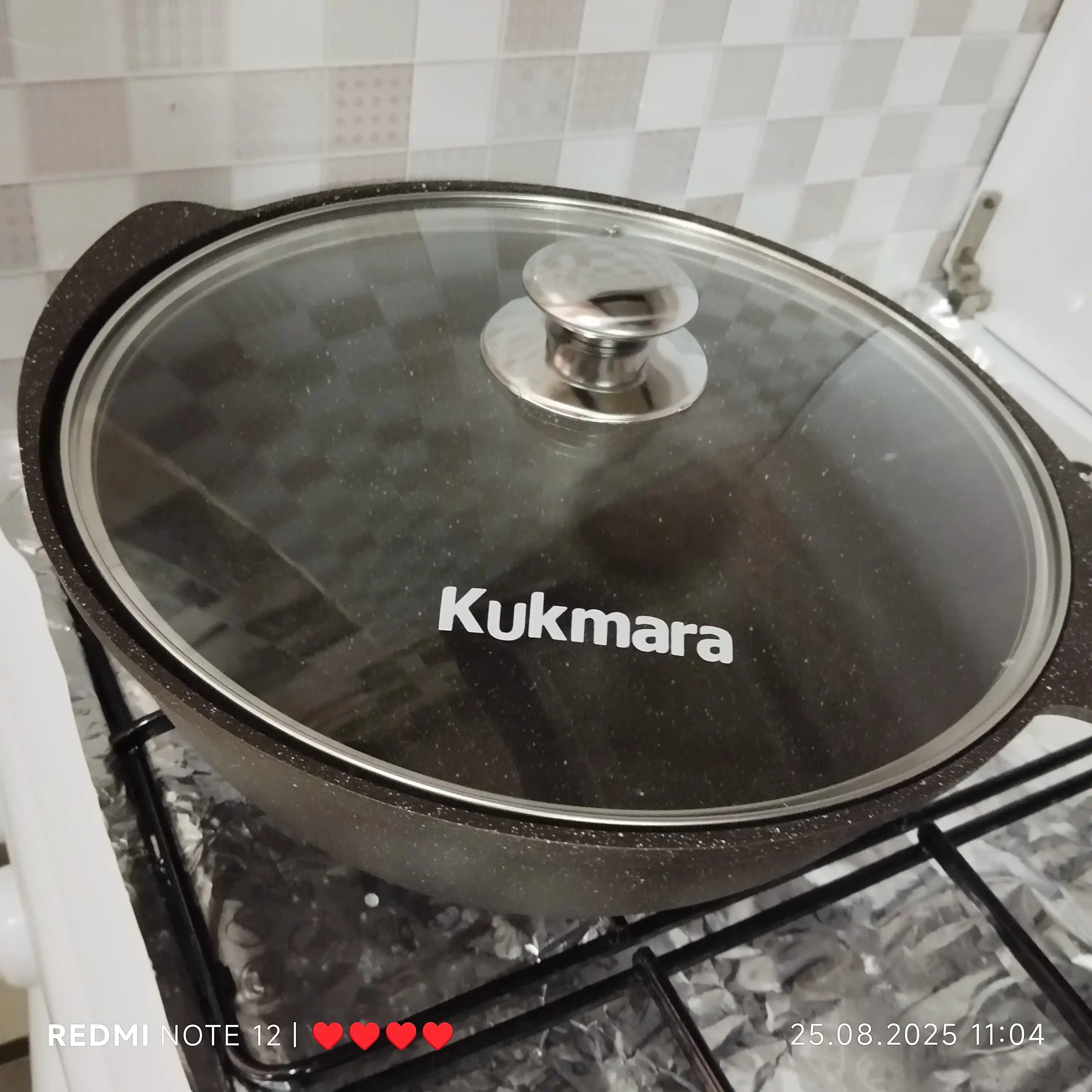 Казан для плова с антипригарным покрытием с крышкой Kukmara