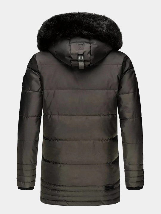 Erkaklar uchun Navahoo Luaan qishki kurtka-pal'to mo‘ynali alyaska, –20°C gacha