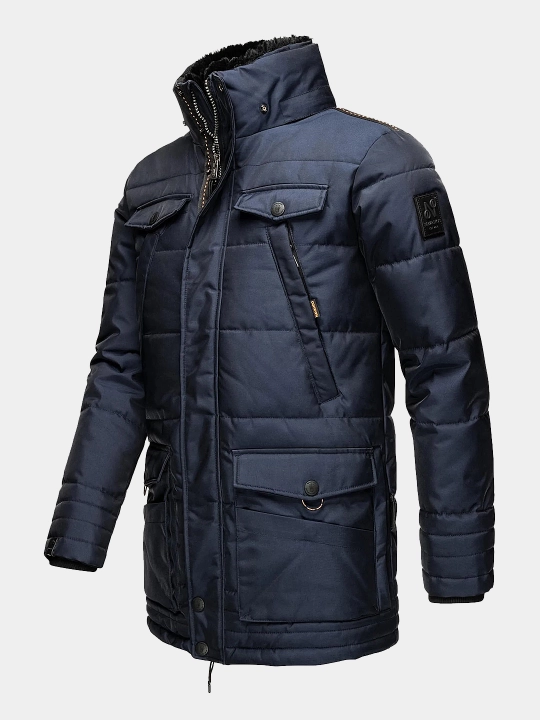 Erkaklar uchun Navahoo Luaan qishki kurtka-pal'to mo‘ynali alyaska, –20°C gacha
