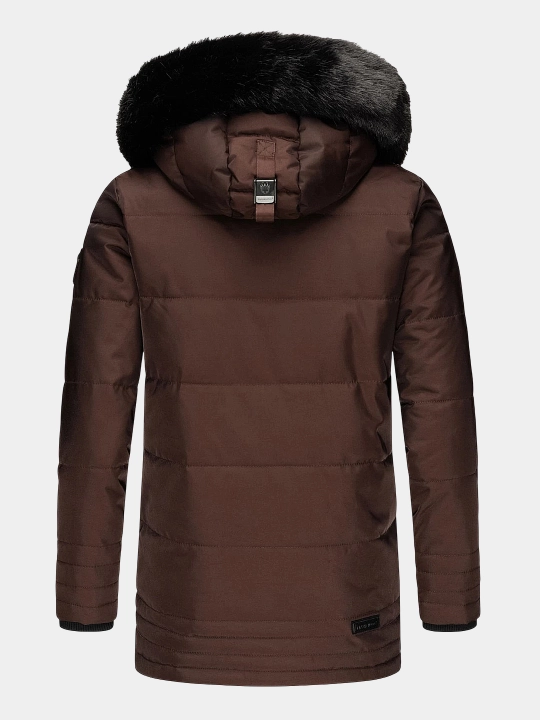 Erkaklar uchun Navahoo Luaan qishki kurtka-pal'to mo‘ynali alyaska, –20°C gacha