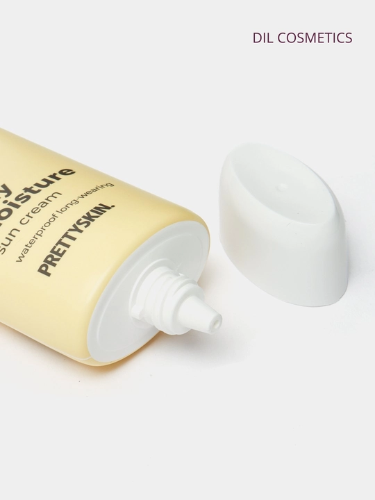 Pretty Skin yuz uchun namlovchi, quyoshdan himoyalovchi krem SPF50+ PA++++ turli teri turlari uchun, 70 ml