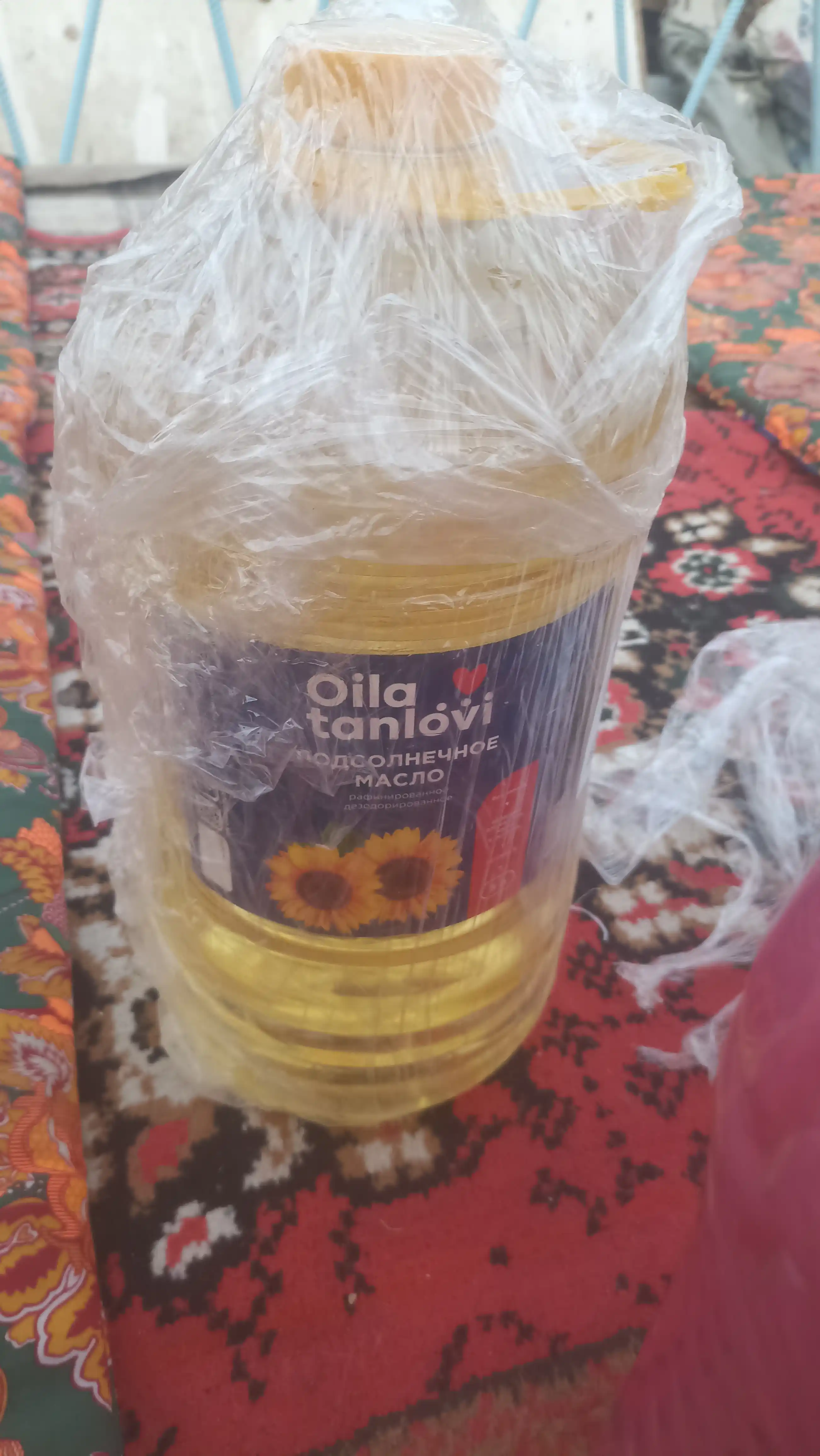 Kungaboqar yog'i Oila tanlovi, tozalangan va xidsizlantirilgan, 5 litr