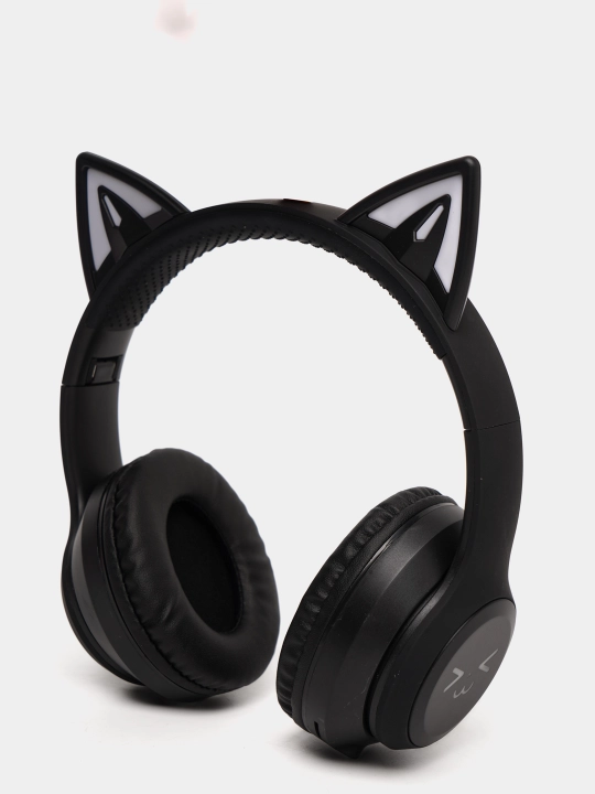 Simsiz quloqchinlar "Cat Ear" Bluetooth 5.1, qizlar va bolalar uchun mikrofonli quloqchin