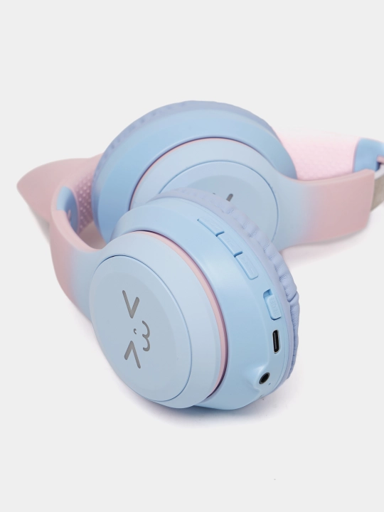 Simsiz quloqchinlar "Cat Ear" Bluetooth 5.1, qizlar va bolalar uchun mikrofonli quloqchin