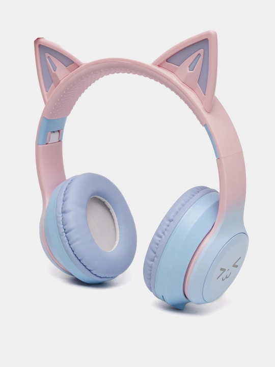 Simsiz quloqchinlar "Cat Ear" Bluetooth 5.1, qizlar va bolalar uchun mikrofonli quloqchin