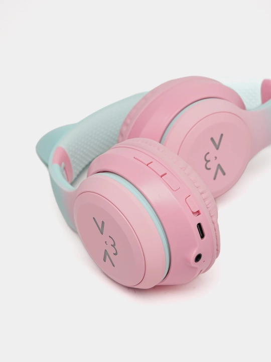 Simsiz quloqchinlar "Cat Ear" Bluetooth 5.1, qizlar va bolalar uchun mikrofonli quloqchin