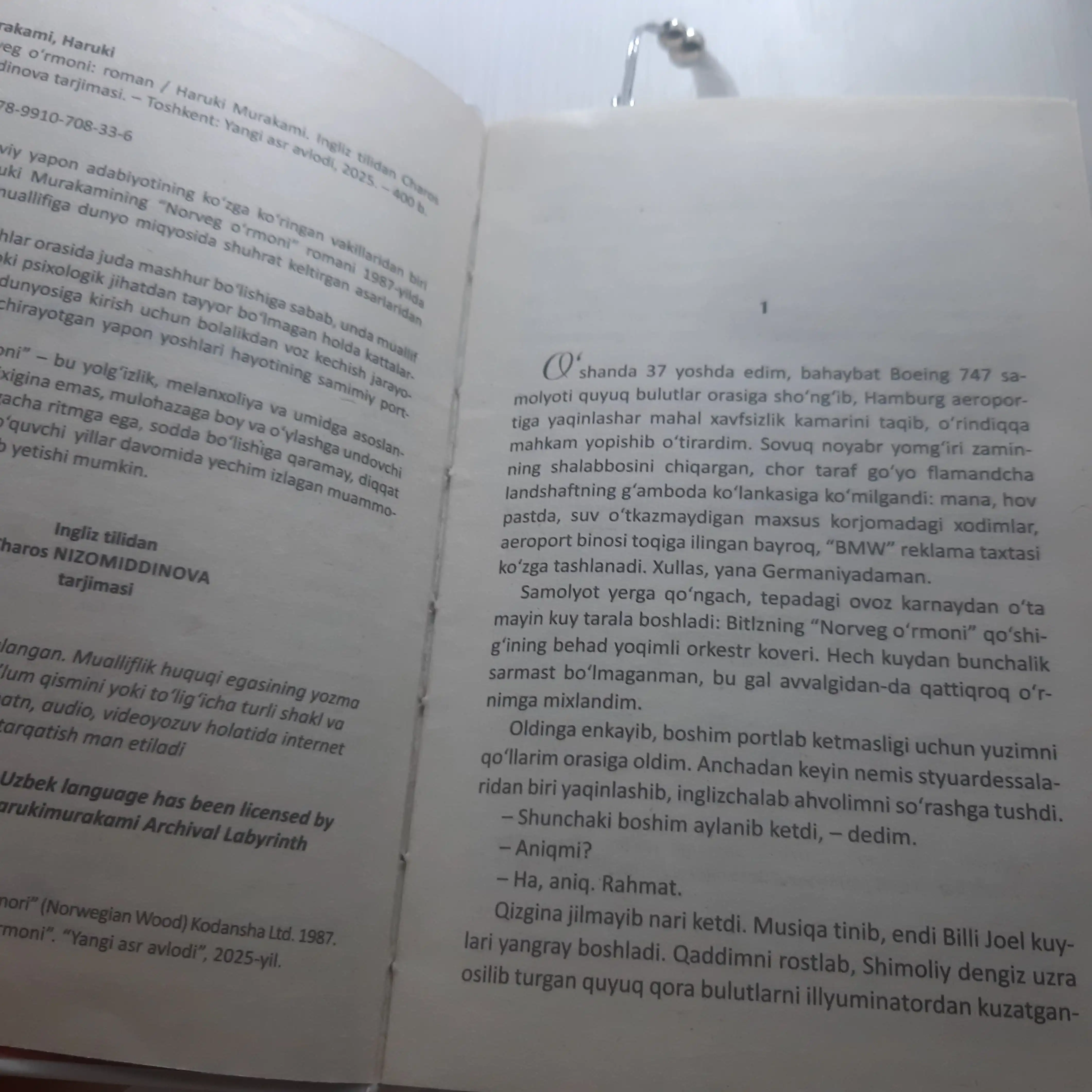 Haruki Murakami — Norveg o‘rmoni yoki Tun zulmati ortida, alohida romanlar