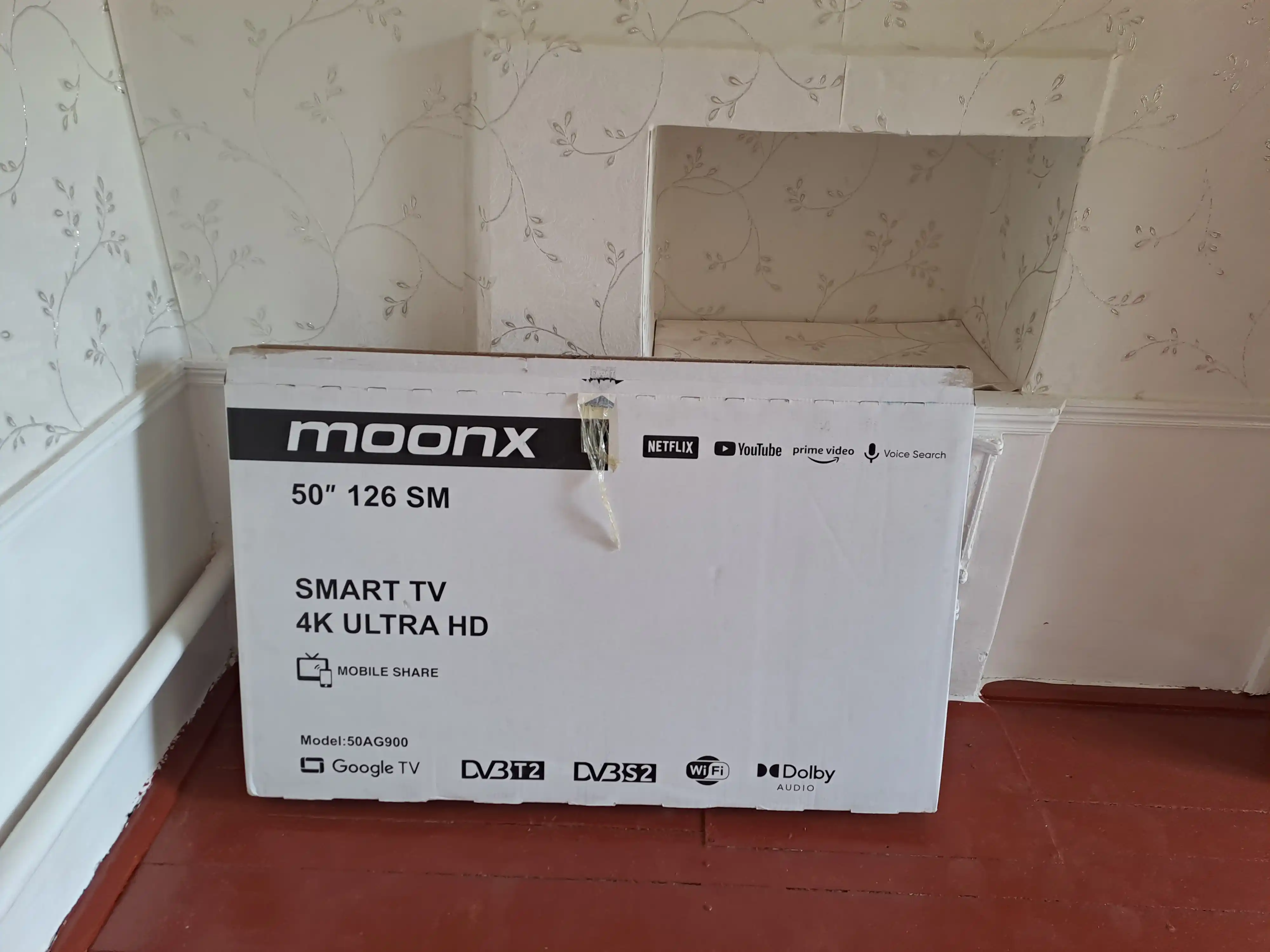 Телевизор MoonX 50" 4K, 43" Full HD, 32" HD, Smart TV, Full HD Wi-Fi, голосовое управление