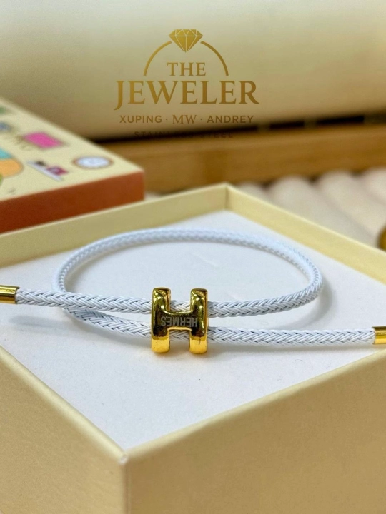 Браслет Hermes, браслет для женщин и девочек, безразмерная бужитерия