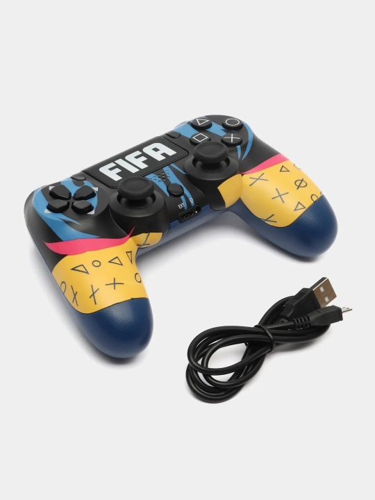 Simsiz Dualshock 4 PS4 Bluetooth joystik, kompyuter va smartfonlar uchun geympad