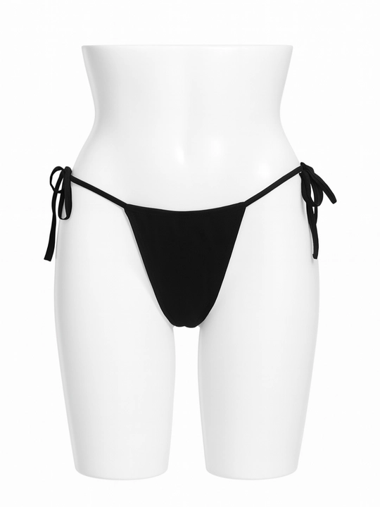 Ayollar stringi, yon tomoni bog‘ichli, 100% paxta, paxtali va elastik, stringi, XB