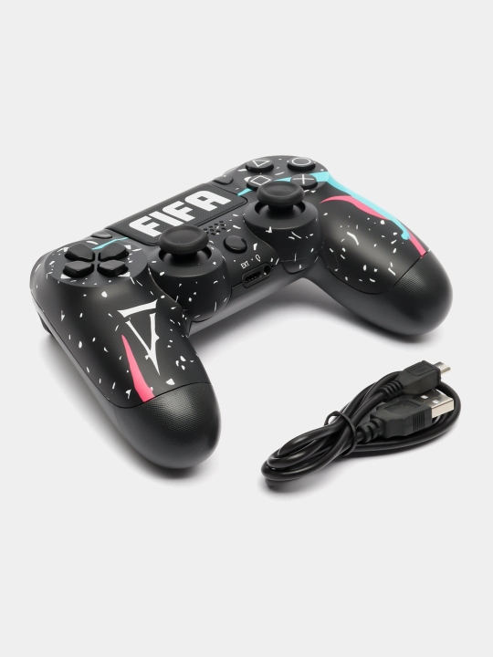 Simsiz Dualshock 4 PS4 Bluetooth joystik, kompyuter va smartfonlar uchun geympad