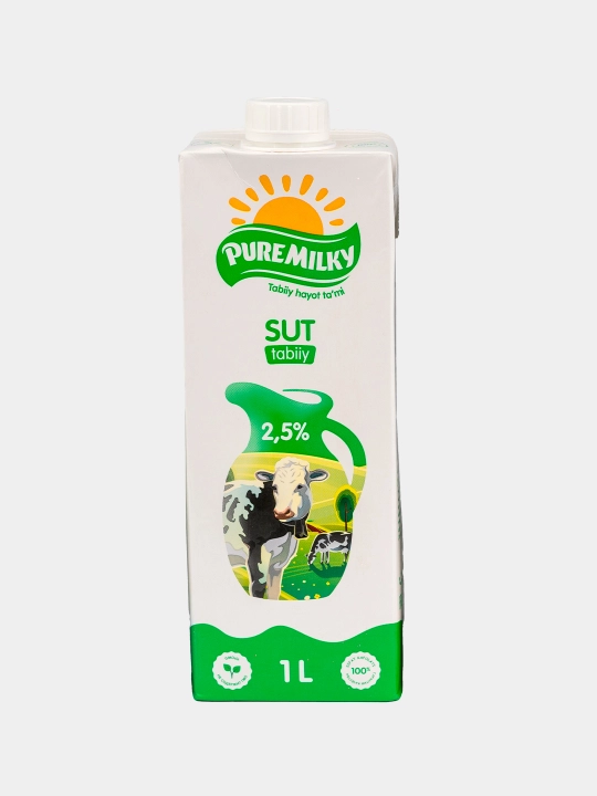 Ultra pasterizatsiyalangan sut 2,5% 1000gr Tetrapak - 