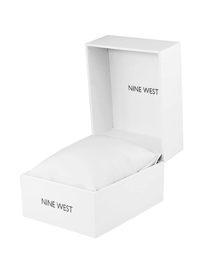 Nine West 36 mm - Женские часы золотого цвета с браслетом и мерцающим циферблатом — RASULS-NW2402GLGB-ЗОЛОТ