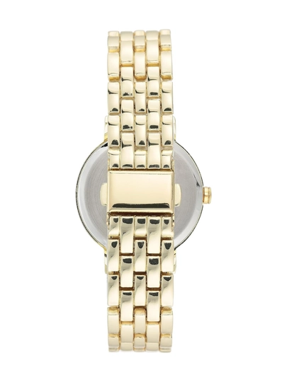 Nine West 36 mm - Женские часы золотого цвета с браслетом и мерцающим циферблатом — RASULS-NW2402GLGB-ЗОЛОТ