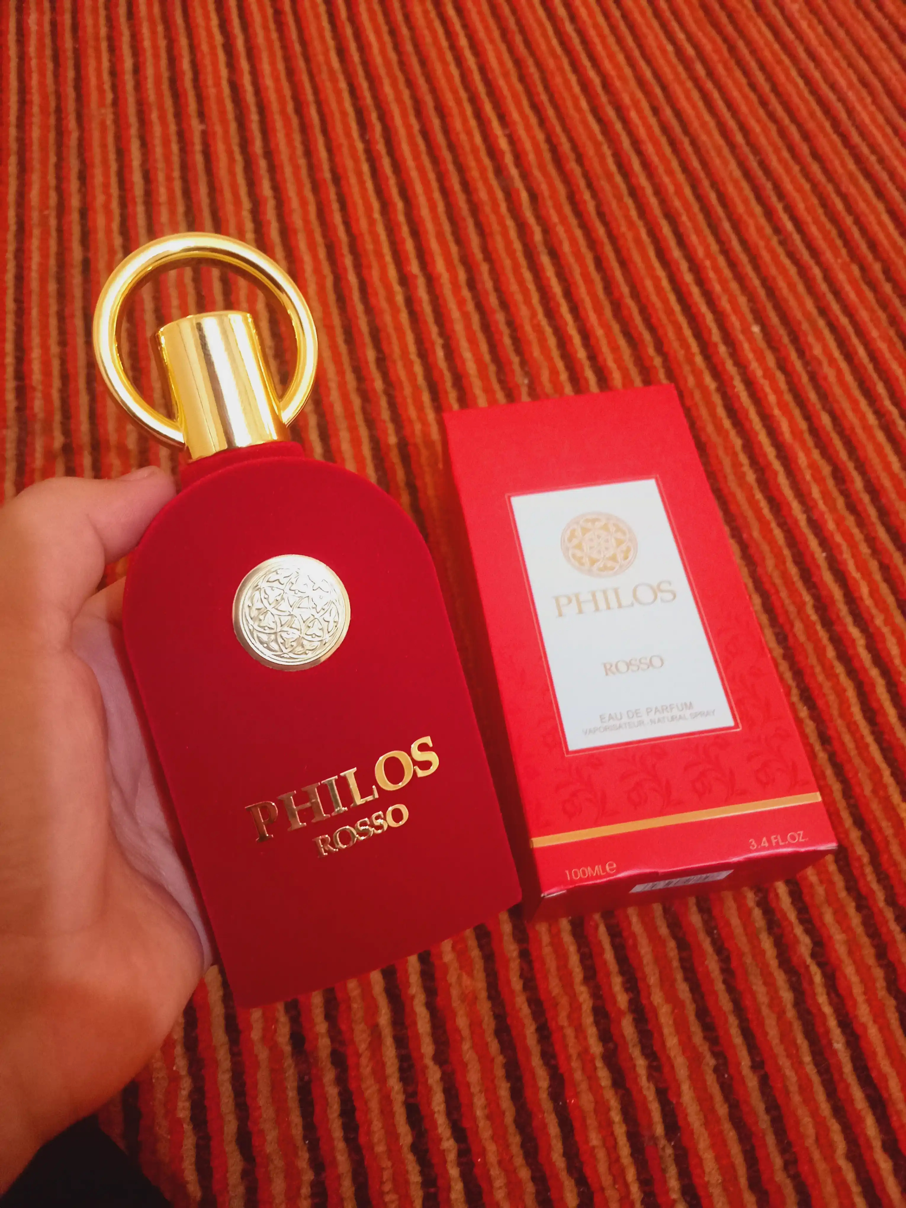 Parfyumlangan suv ayollar va erkaklar uchun Philos Rosso, 100 ml Dubay