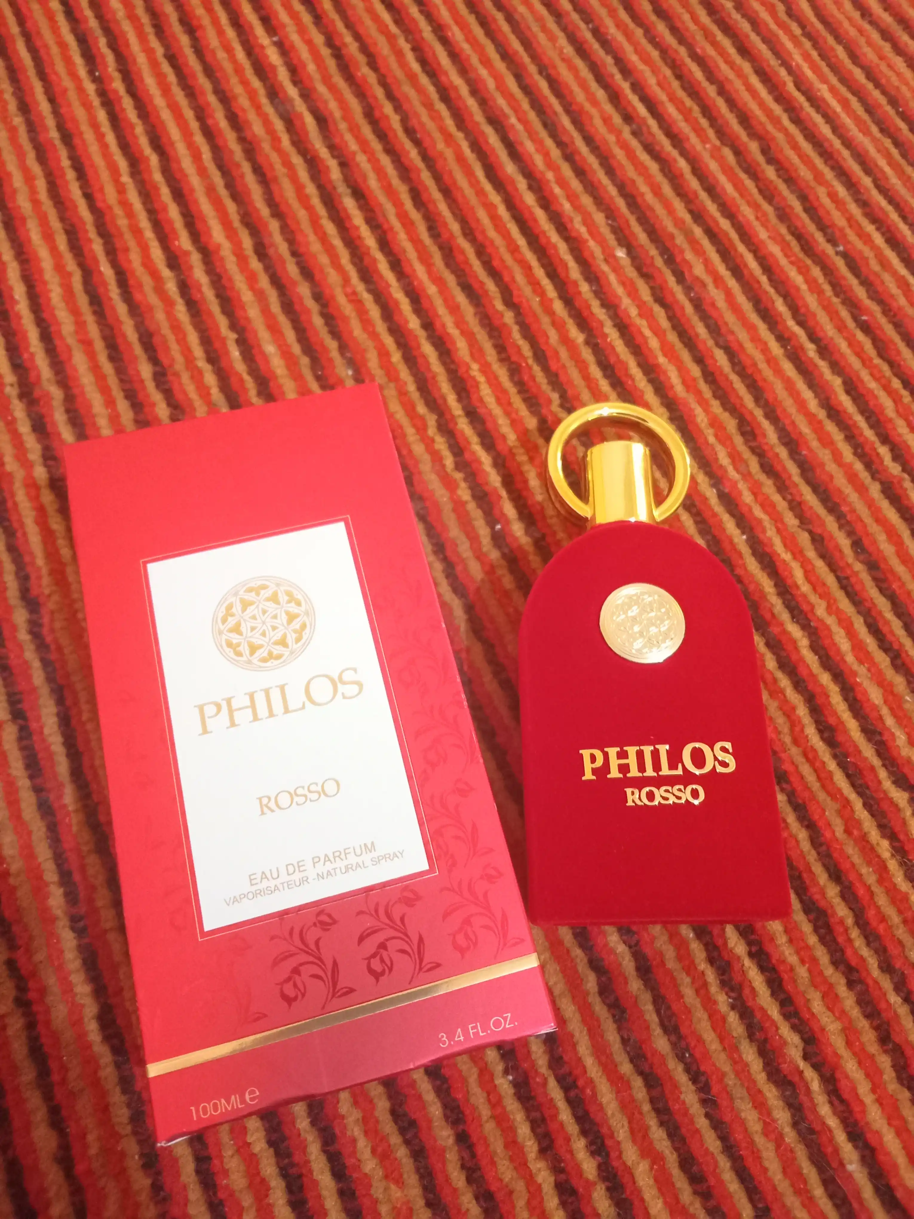 Parfyumlangan suv ayollar va erkaklar uchun Philos Rosso, 100 ml Dubay