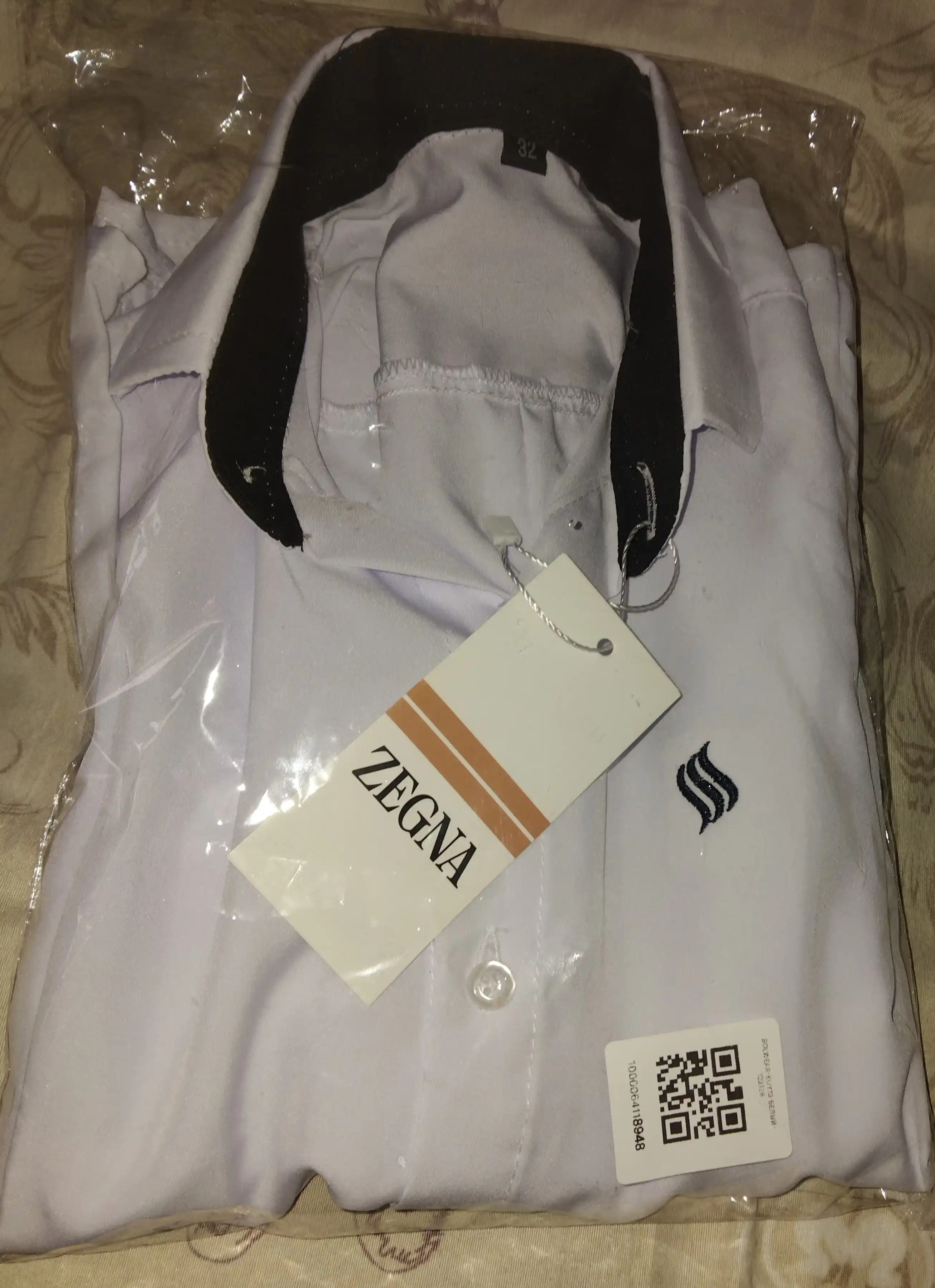 Белая рубашка для детей школьного возраста Slim Fit
