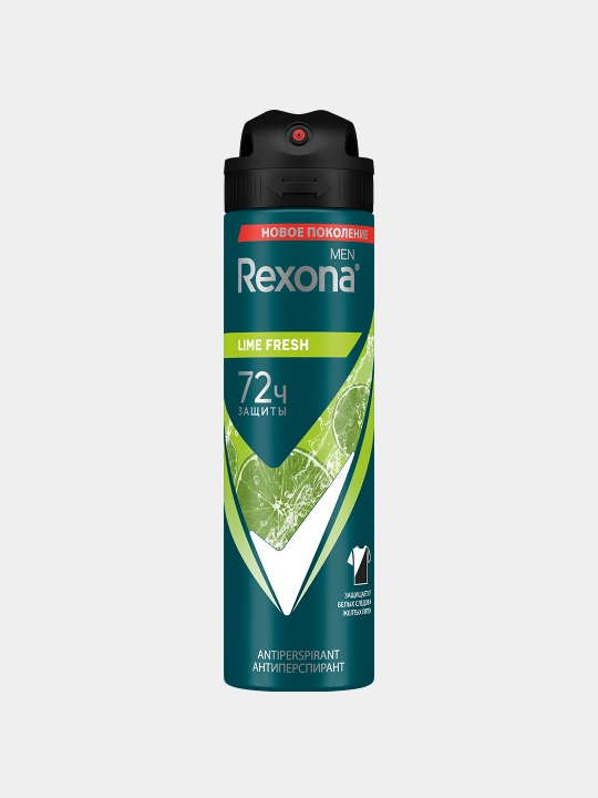 Антиперспирант Rexona Усиленная Защита, Lime Fresh, 72 часа, 150 мл - 