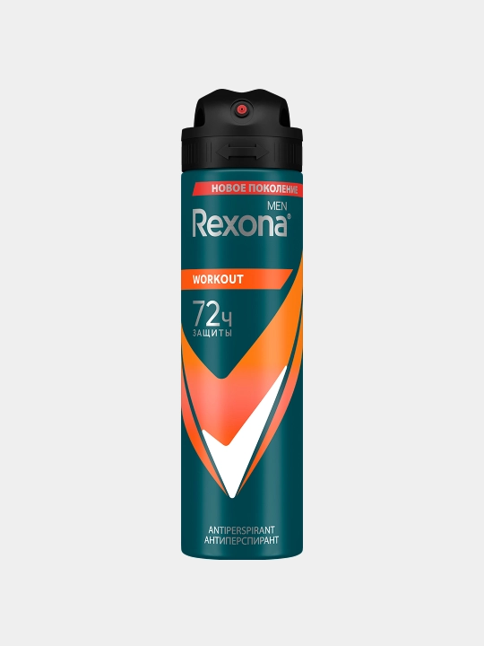 Erkaklar uchun dezodorant sprey Rexona Workout, 150 ml