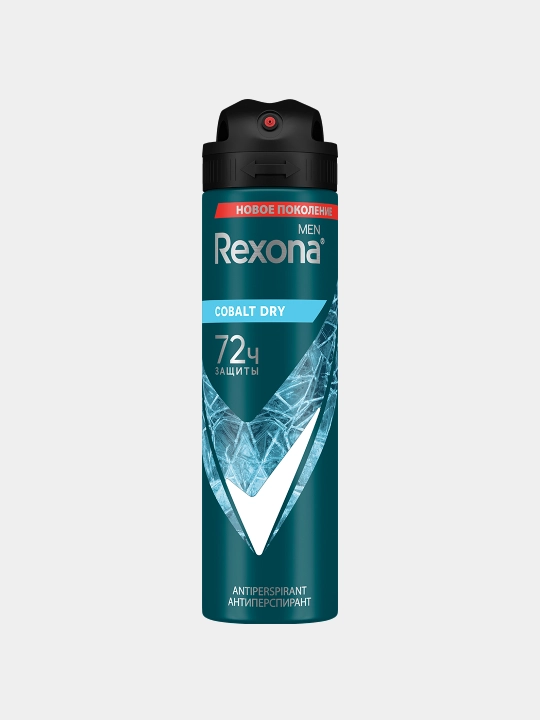 Erkaklar uchun dezodorant sprey Rexona Cobalt, 150 ml