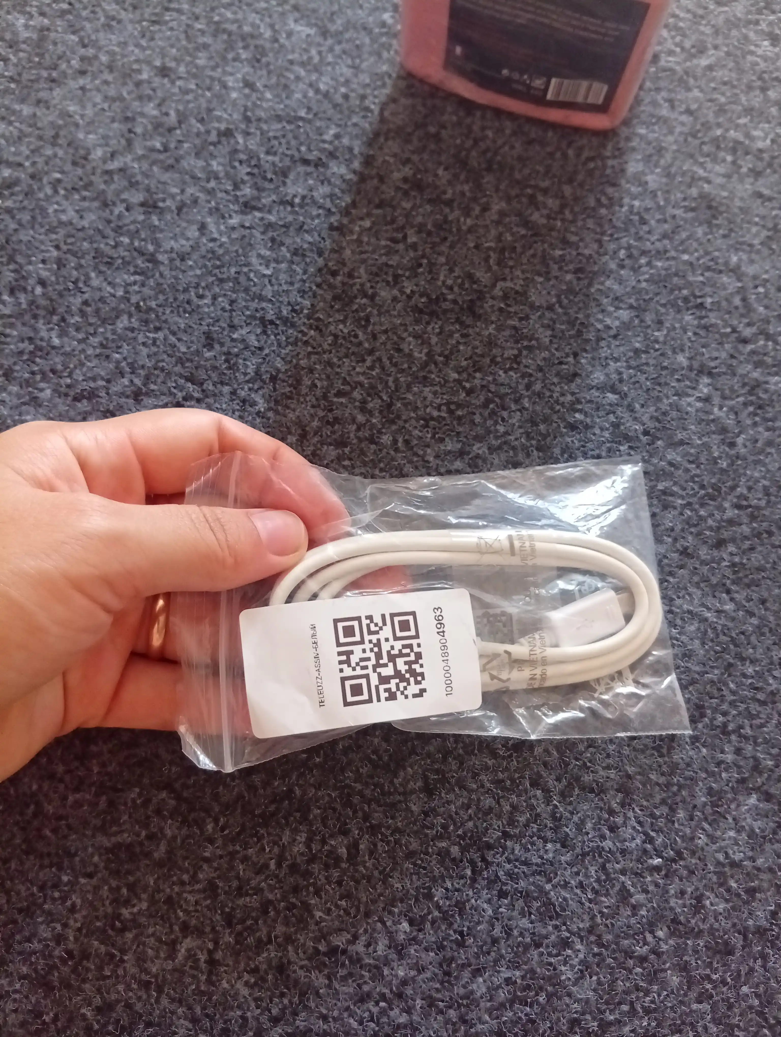 Micro usb kabeli