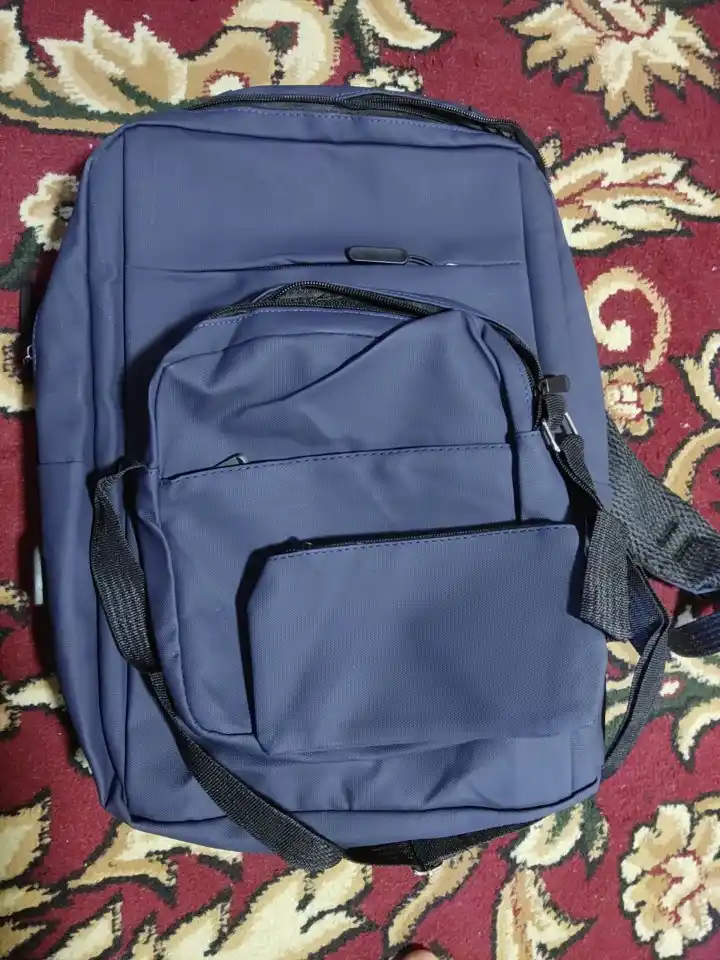 Ekocharmdan tayyorlangan maktab ryukzagi, o‘smirlar va kattalar uchun 3 ta 1 da to‘plam