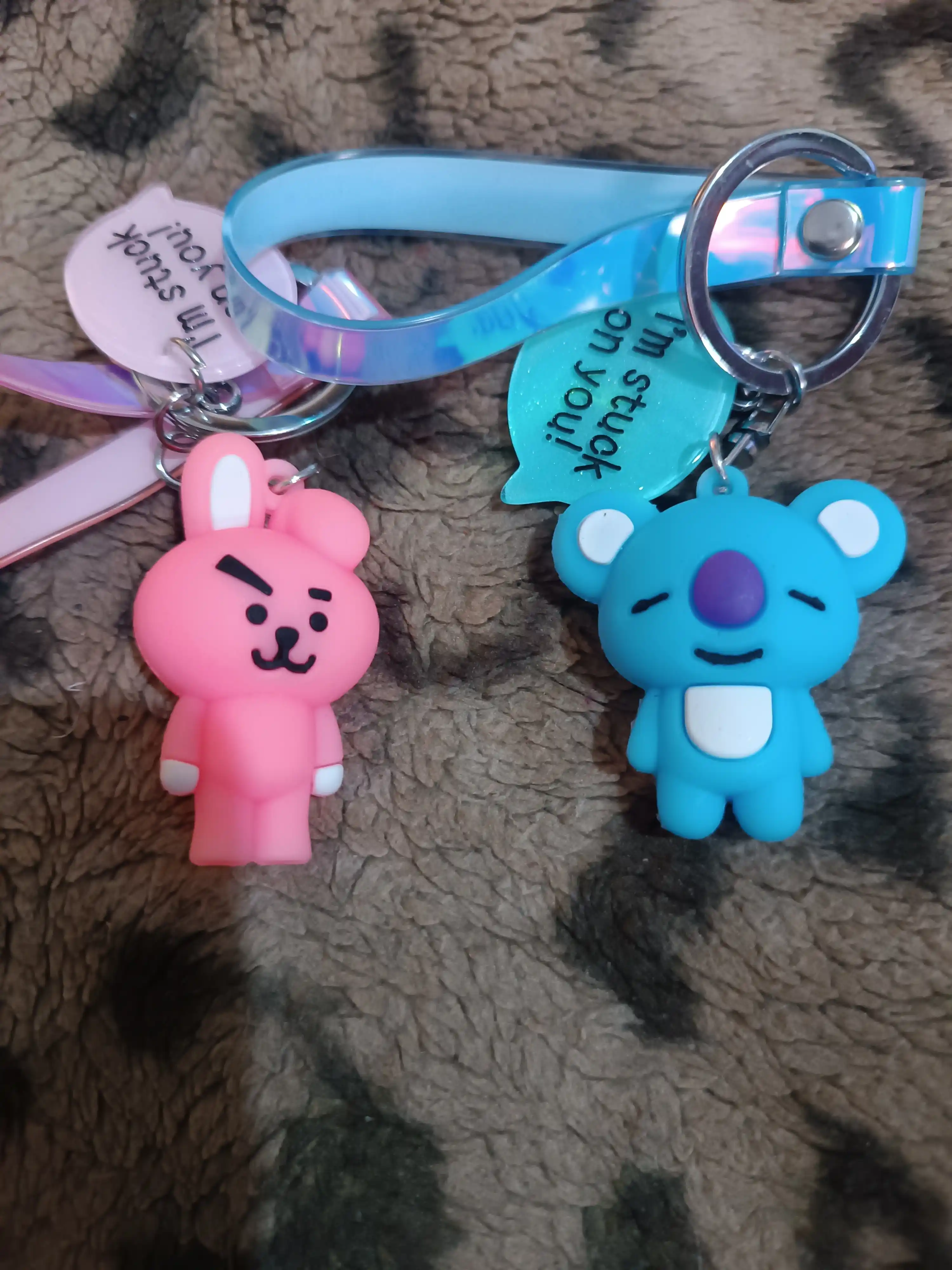 Брелки BTS из серии BT21, RJ, CHIMMY, SHOOKY, MANG, COOKY, KOYA, TATA