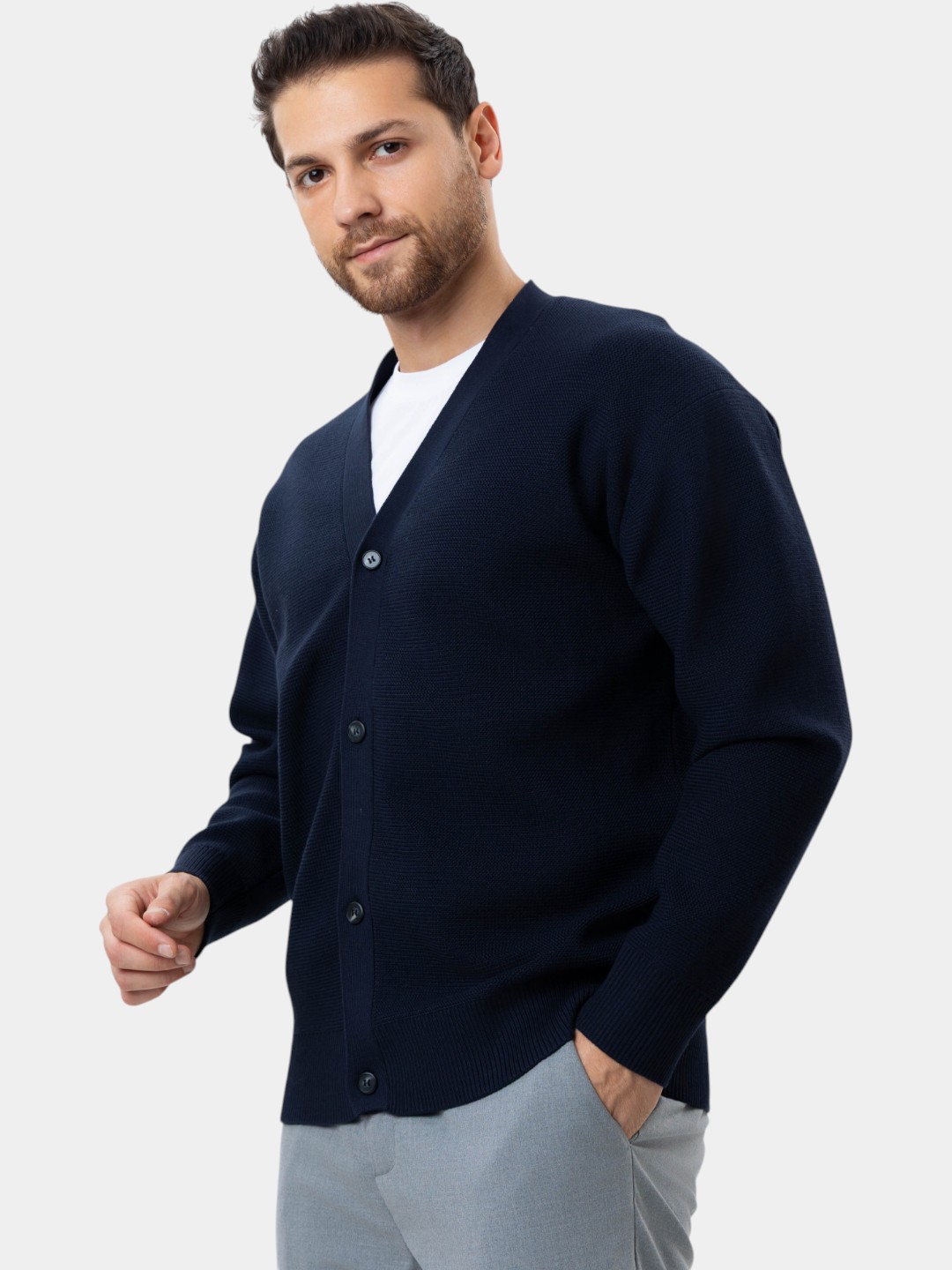 TERRA PRO Erkaklar uchun kalta kardigan AW25CR2-33-22131