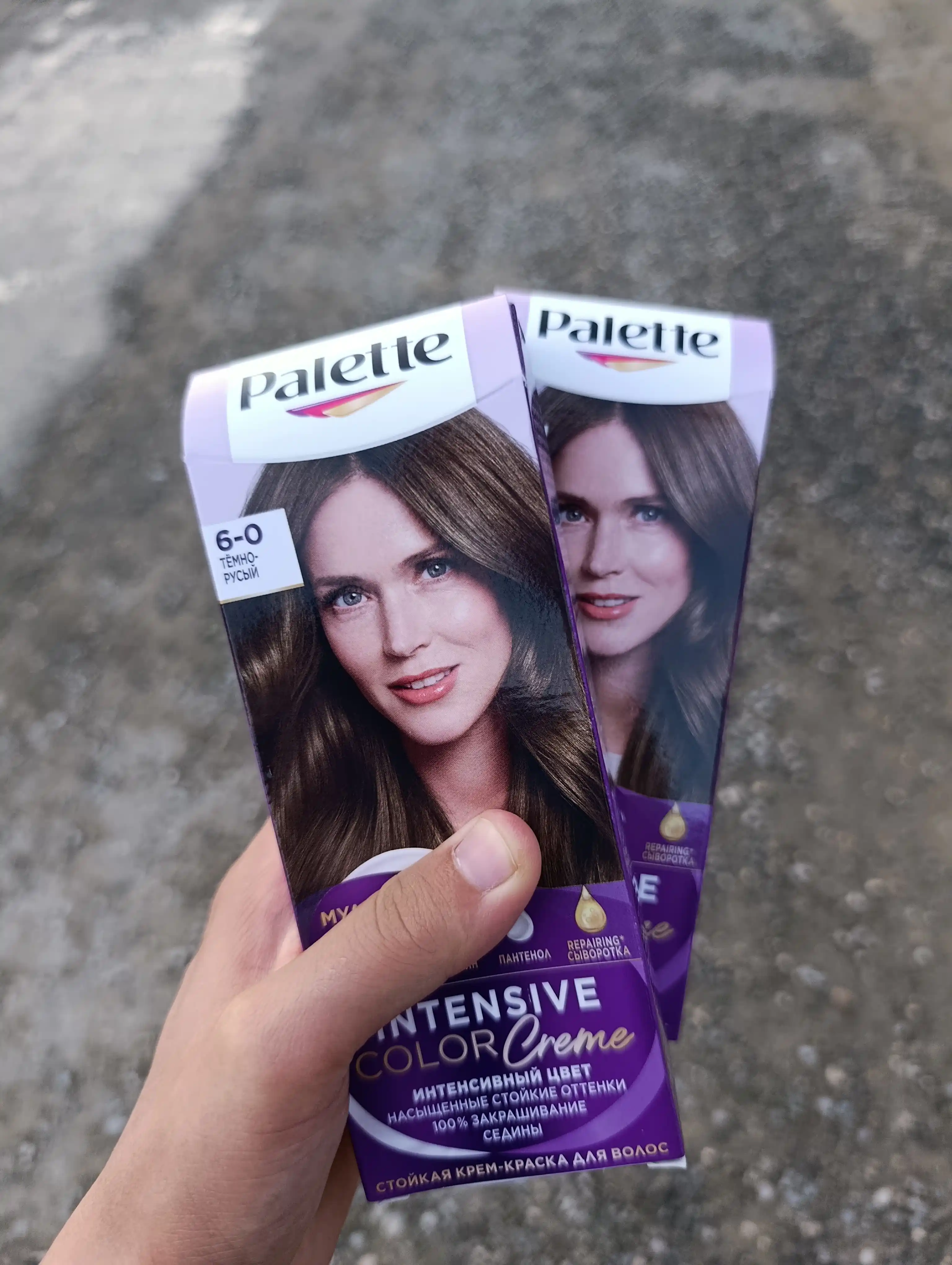 Краска для волос Palette Intensive Color Creme N5, тон 6-0 темно-русый