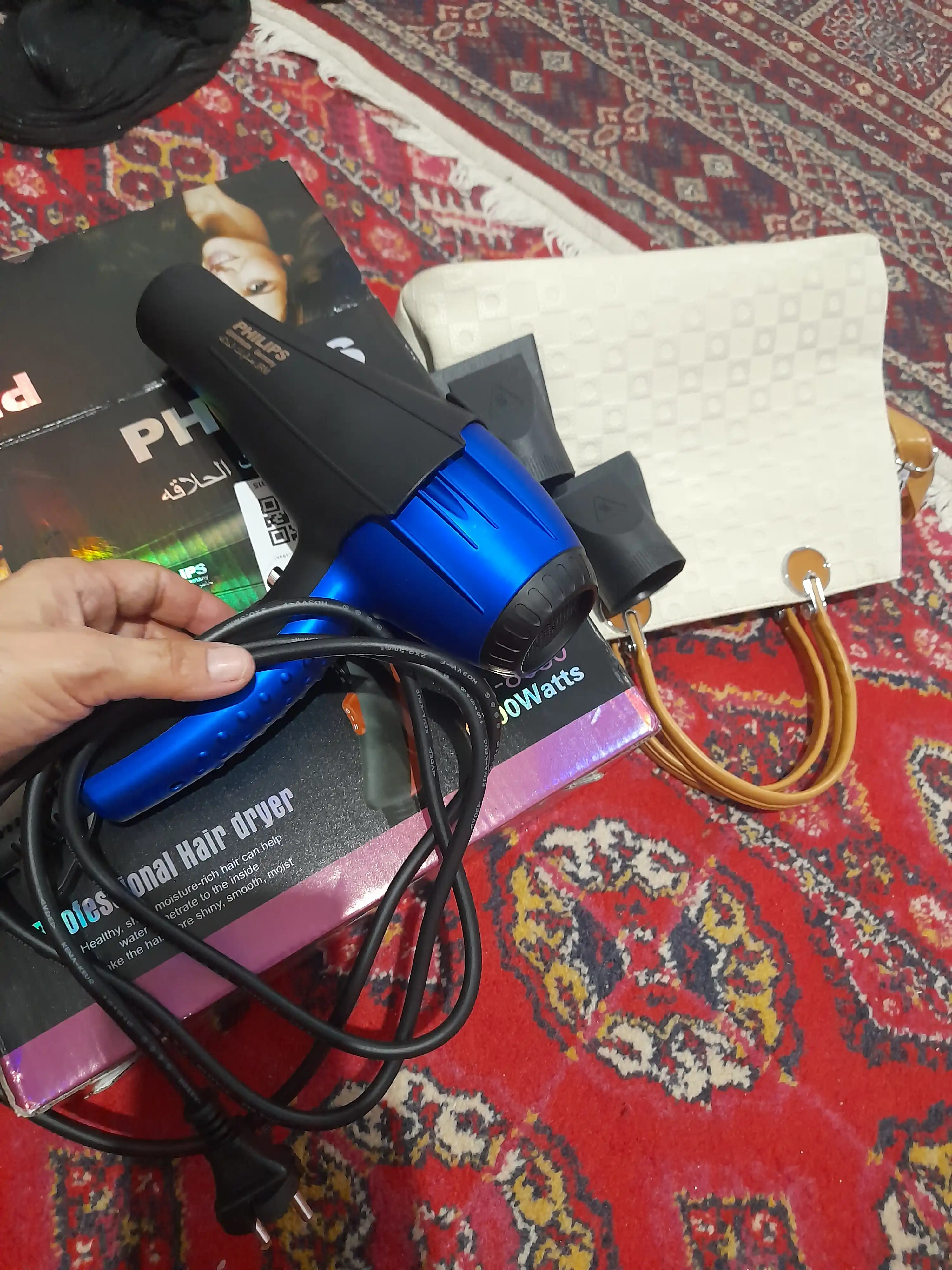 Philips Soch uchun fen professional PH-8080, quritish va yotqizish uchun, ionli bilan