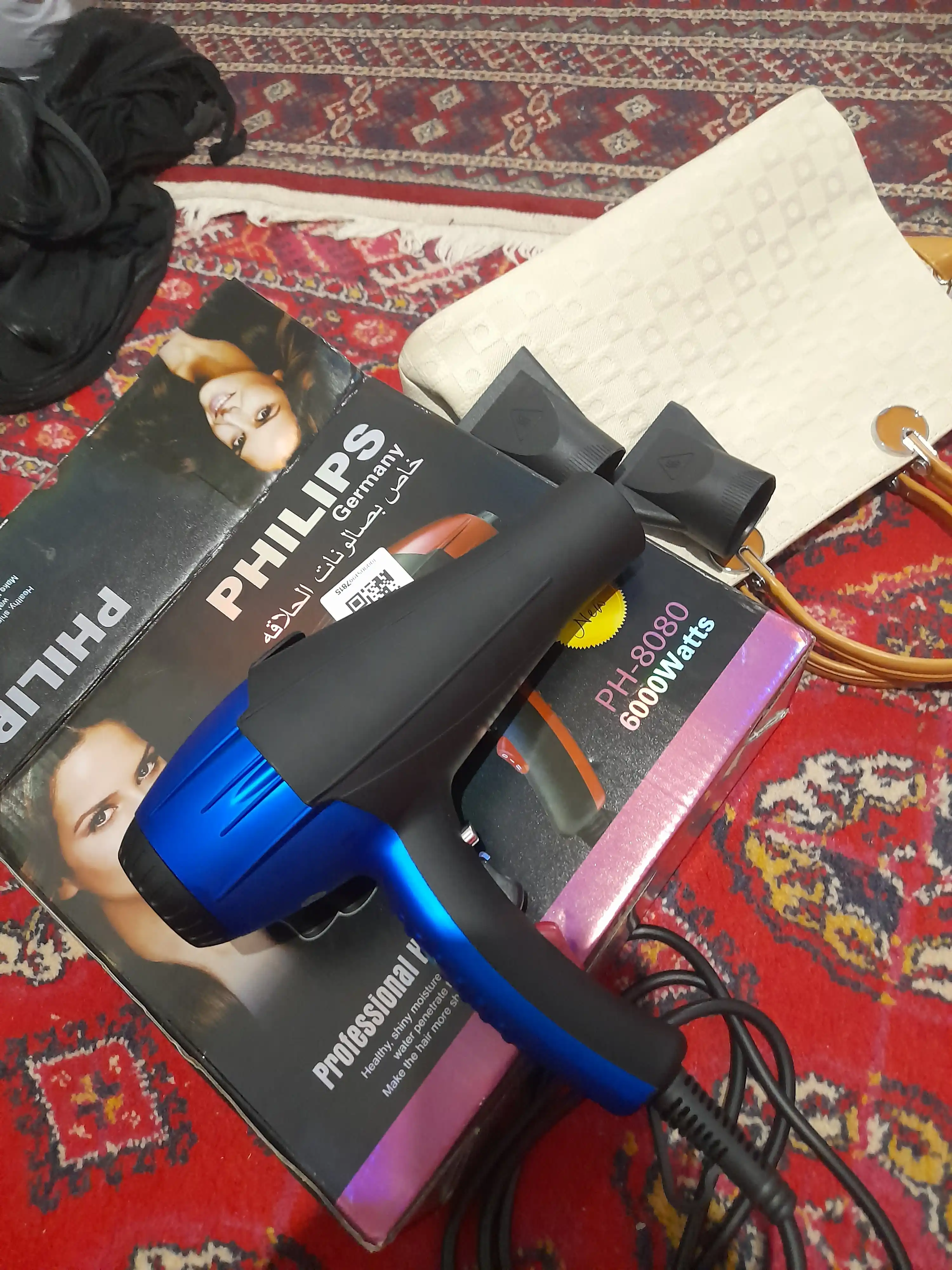 Philips Soch uchun fen professional PH-8080, quritish va yotqizish uchun, ionli bilan