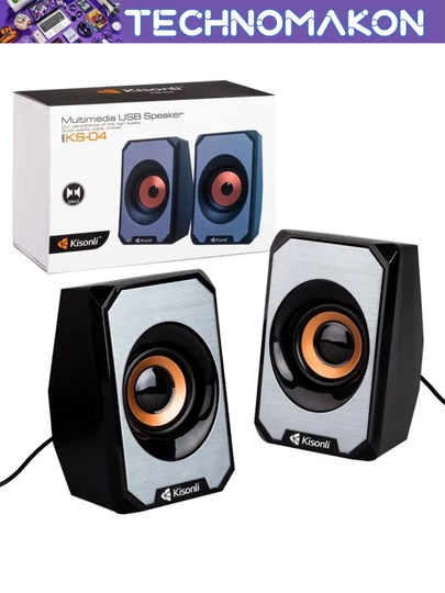 Kompyuter uchun kolonkalar Kisonli KS - 04, stereo - 