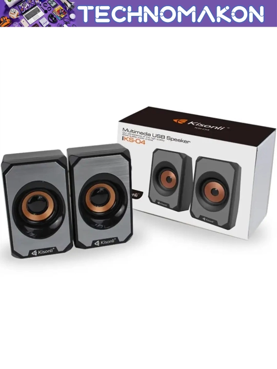 Kомпьютерные колонки Kisonli KS - 04, stereo