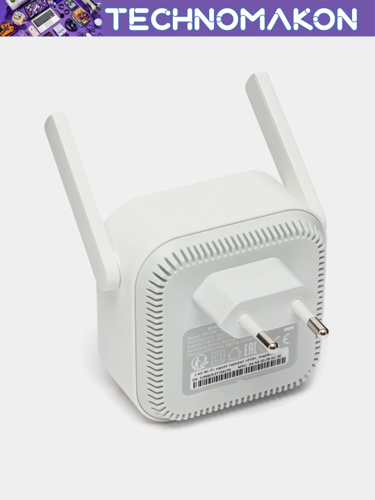 Simsiz Wi-Fi signal kuchaytirgichi Xiaomi Mi, oq Repiter, Wifi Range Extender N300