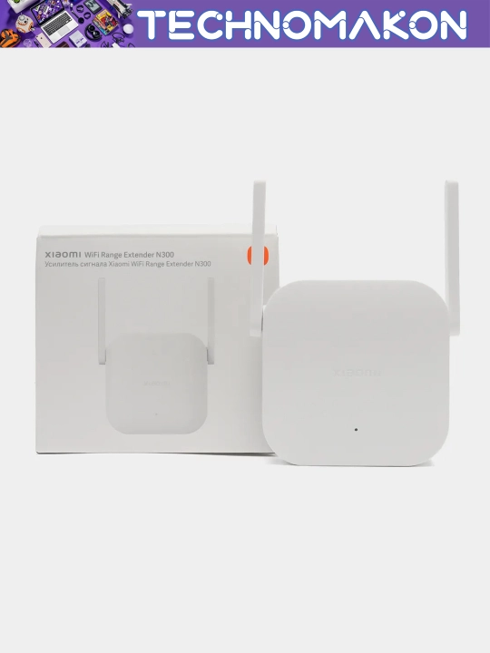Simsiz Wi-Fi signal kuchaytirgichi Xiaomi Mi, oq Repiter, Wifi Range Extender N300