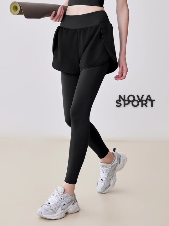 Ayollar sport losinlari shortik bilan, fitnes uchun - 