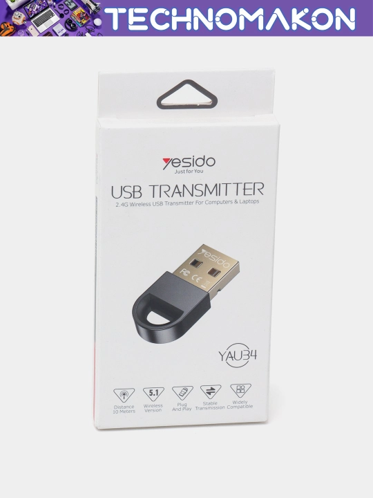 Bluetooth adapter Yesido YAU34