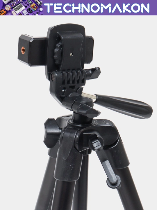 Universal shtativ - tripod Jmary KP-2205, telefon ushlagich bilan