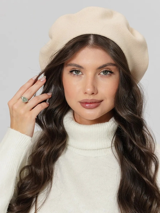 Ayollar bosh kiyim – beret shapka, shapkalar qizlar uchun, qishki shapka va shlyapa