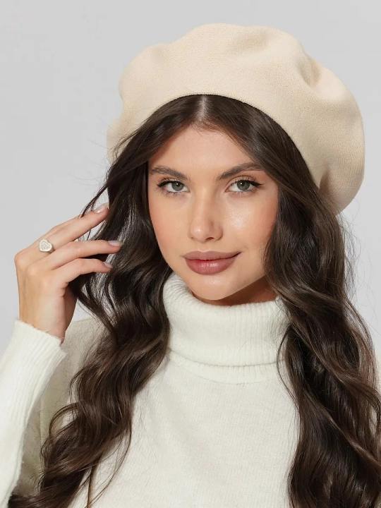 Ayollar bosh kiyim – beret shapka, shapkalar qizlar uchun, qishki shapka va shlyapa