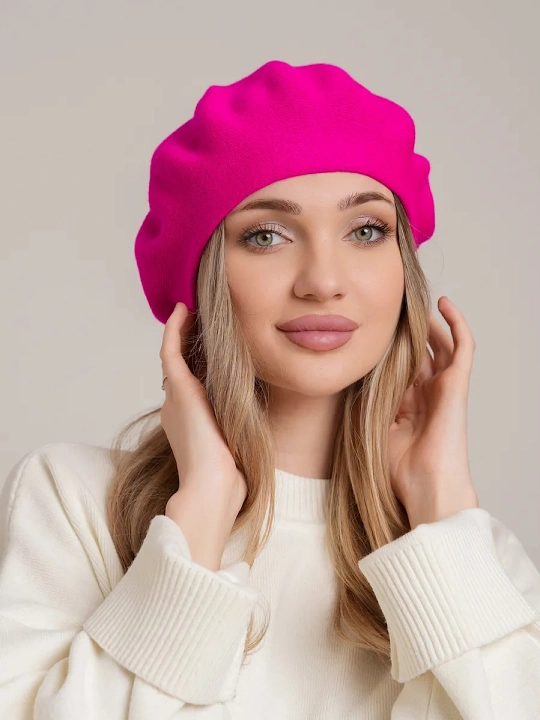 Ayollar bosh kiyim – beret shapka, shapkalar qizlar uchun, qishki shapka va shlyapa
