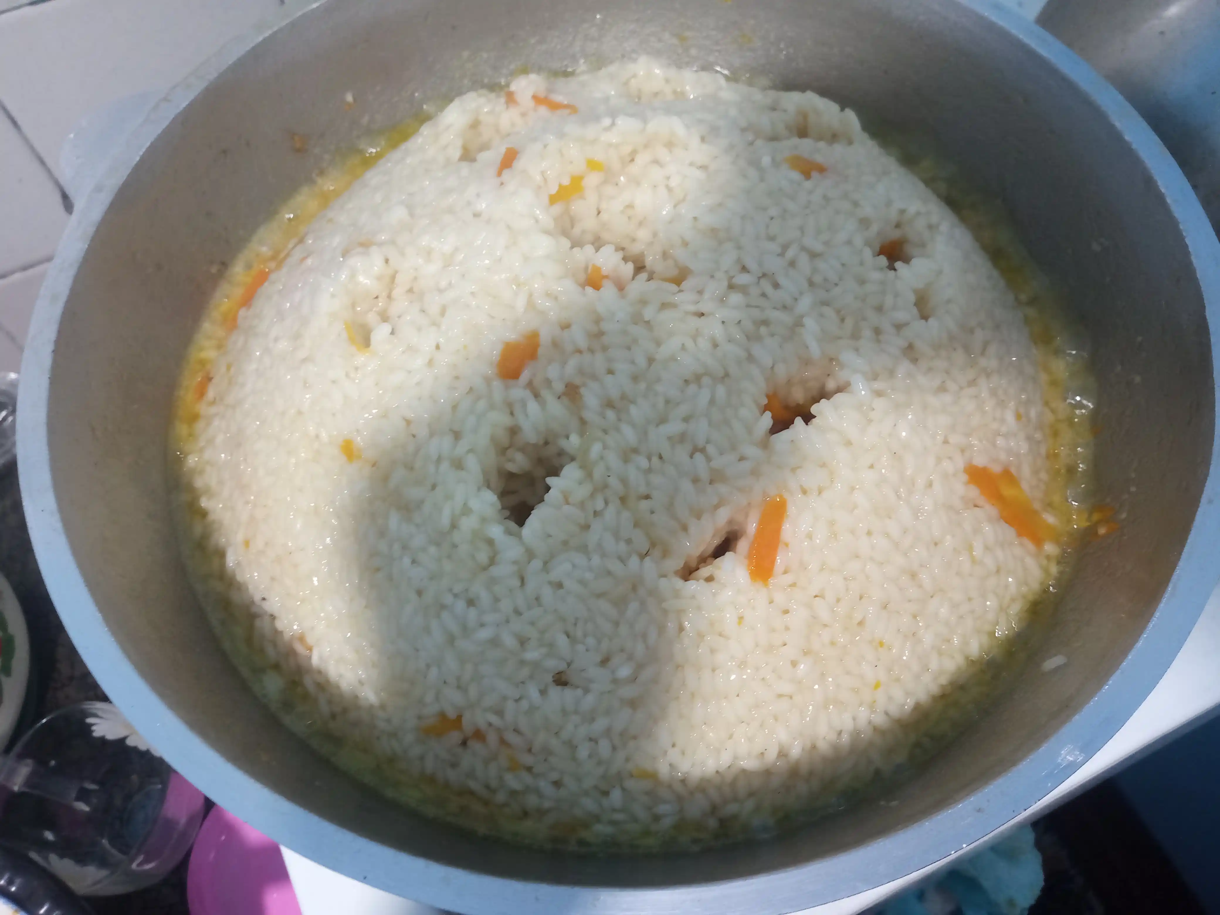 Алюминиевый казан, полусфера стеклянная крышка, 6 л
