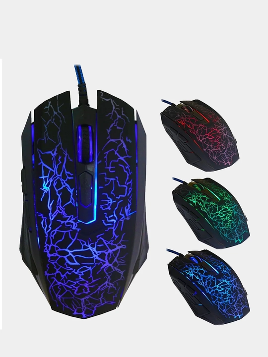 Проводная мышь для игр и офиса, со светодиодной RGB-подсветкой, 3200 DPI G11