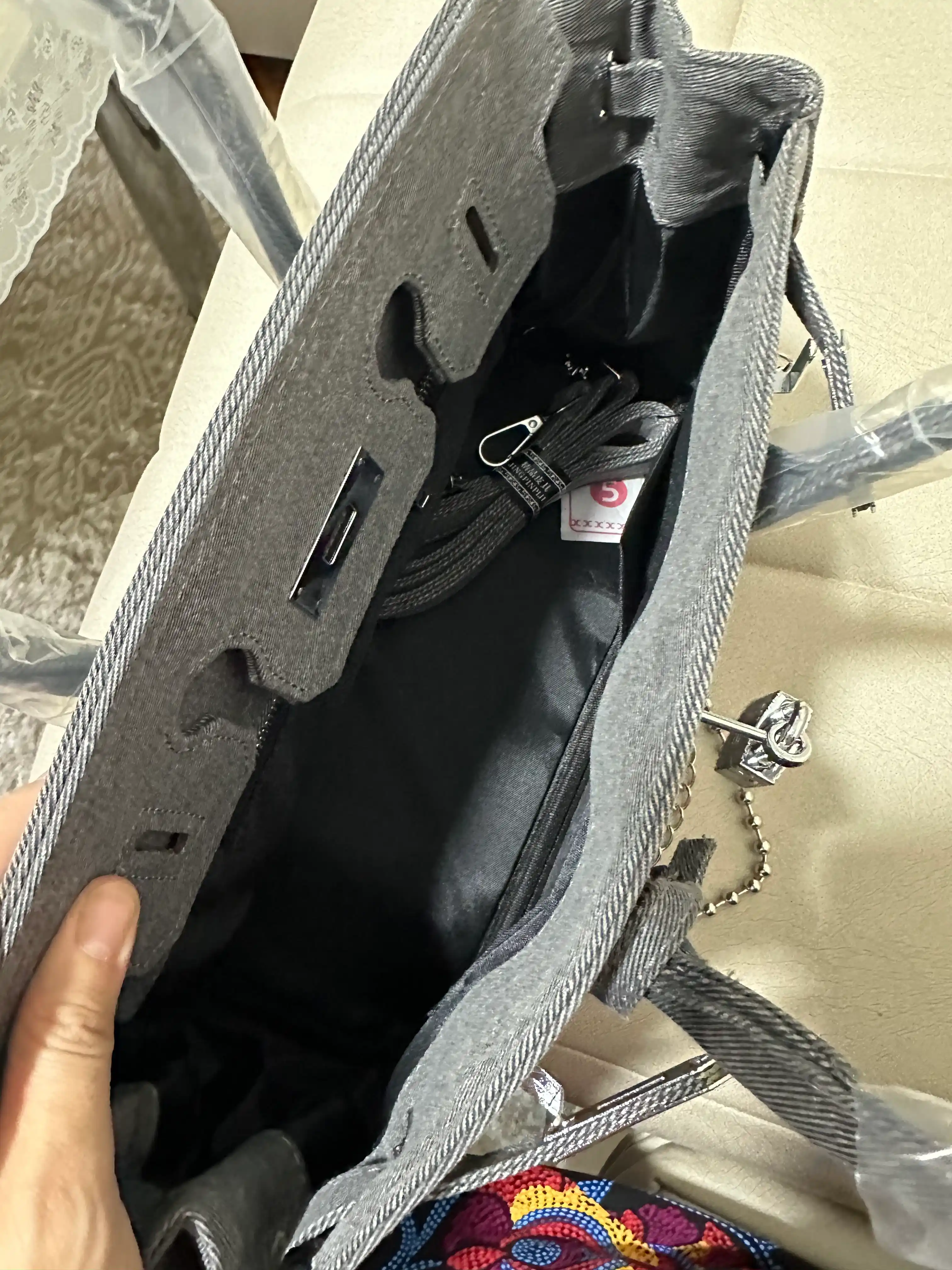 Ayollar uchun Hermes Birkin uslubidagi jinsi sumka, qulfli, yelka orqali, cross-bodi
