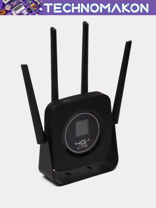 Wi-Fi роутер, модем 4G CPE-903B, со слотом для SIM-карты, 4-х антенный с аккумулятором
