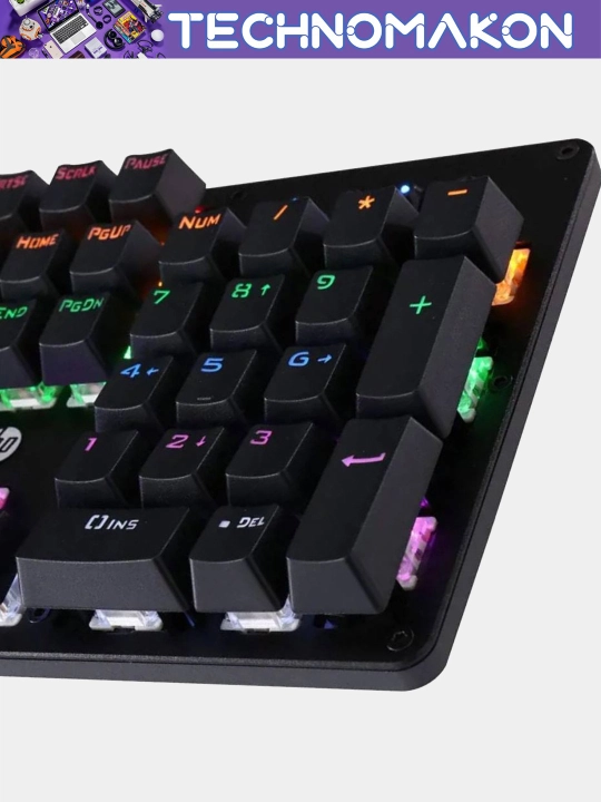 O'yinlar uchun mexanik klaviatura HP GK100F
