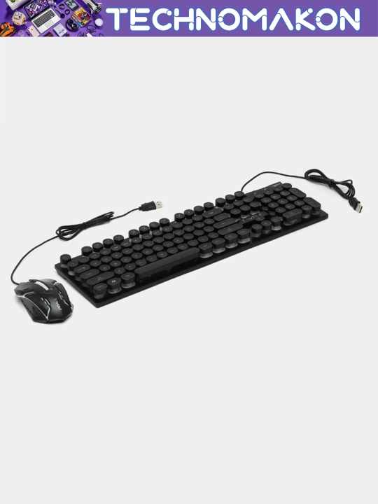 O'yin klaviatura va sichqonchasi T-Wolf TF270 led chiroqli